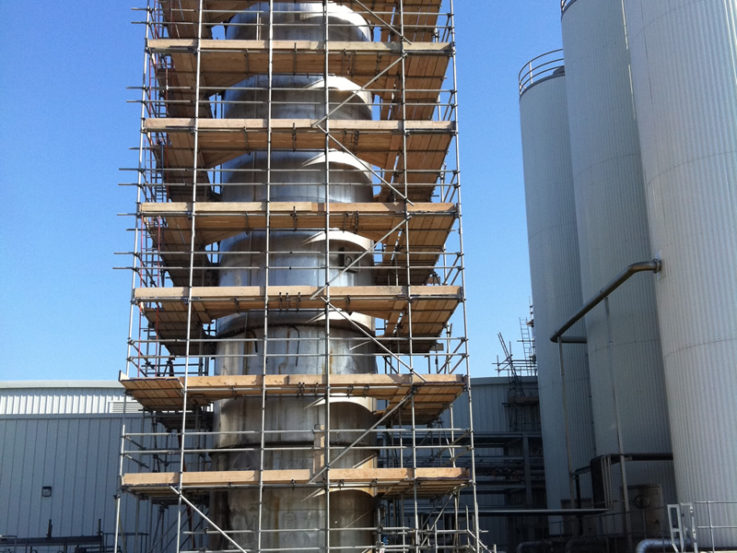 Silo Recladding Works & Engineering Access Solutions Montana Scaffolding